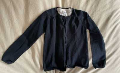 Saquito negro Zara Kids, talle 5-6